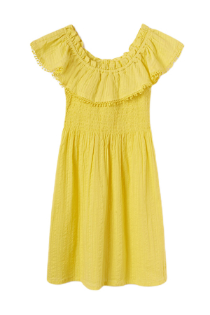 Одежда Платье Жёлтый