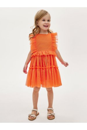 Одежда Платье Оранжевый