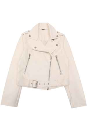 Кожаные куртки Куртка-косуха Белый