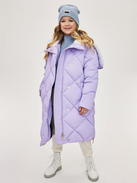 Куртки длинные Пальто Фиолетовый